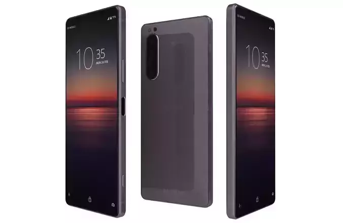 Sony Xperia 1 II Purple 3D model