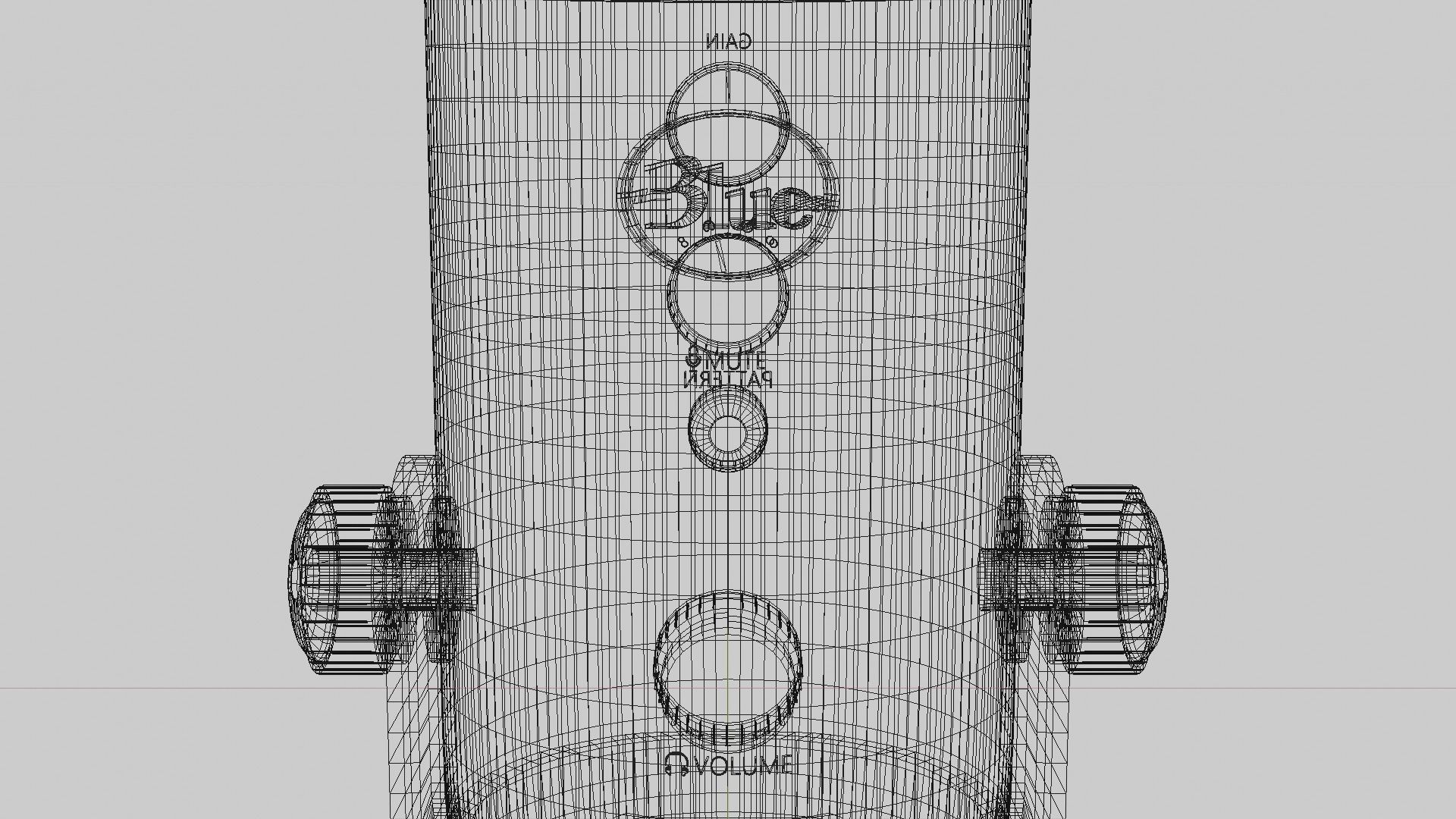 Blue Yeti Microphone - Realistic Model - Black 3D model_7