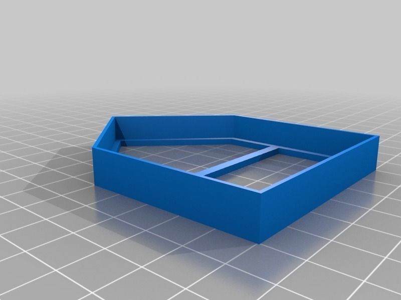 Christmas cottage  Cutter cookie Free 3D print model_2