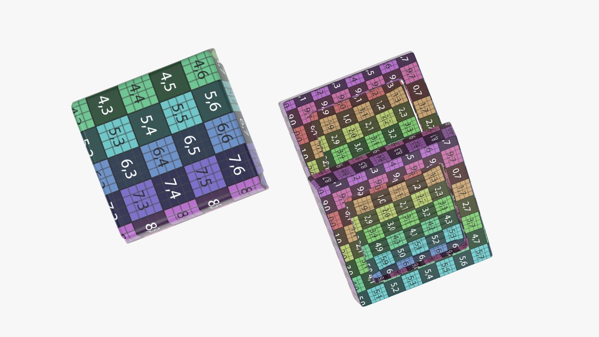 Chocolate bar small with packaging 3D model_14