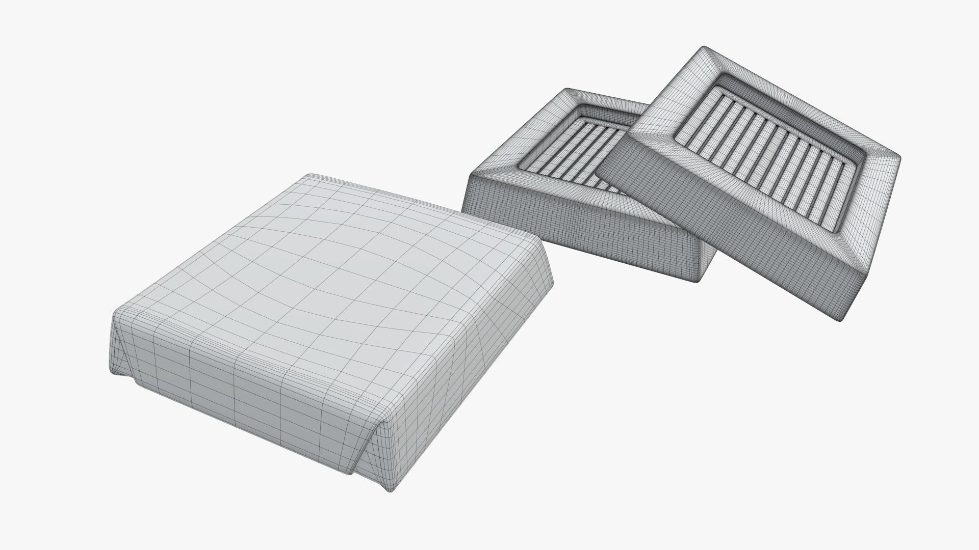 Chocolate bar small with packaging 3D model_6