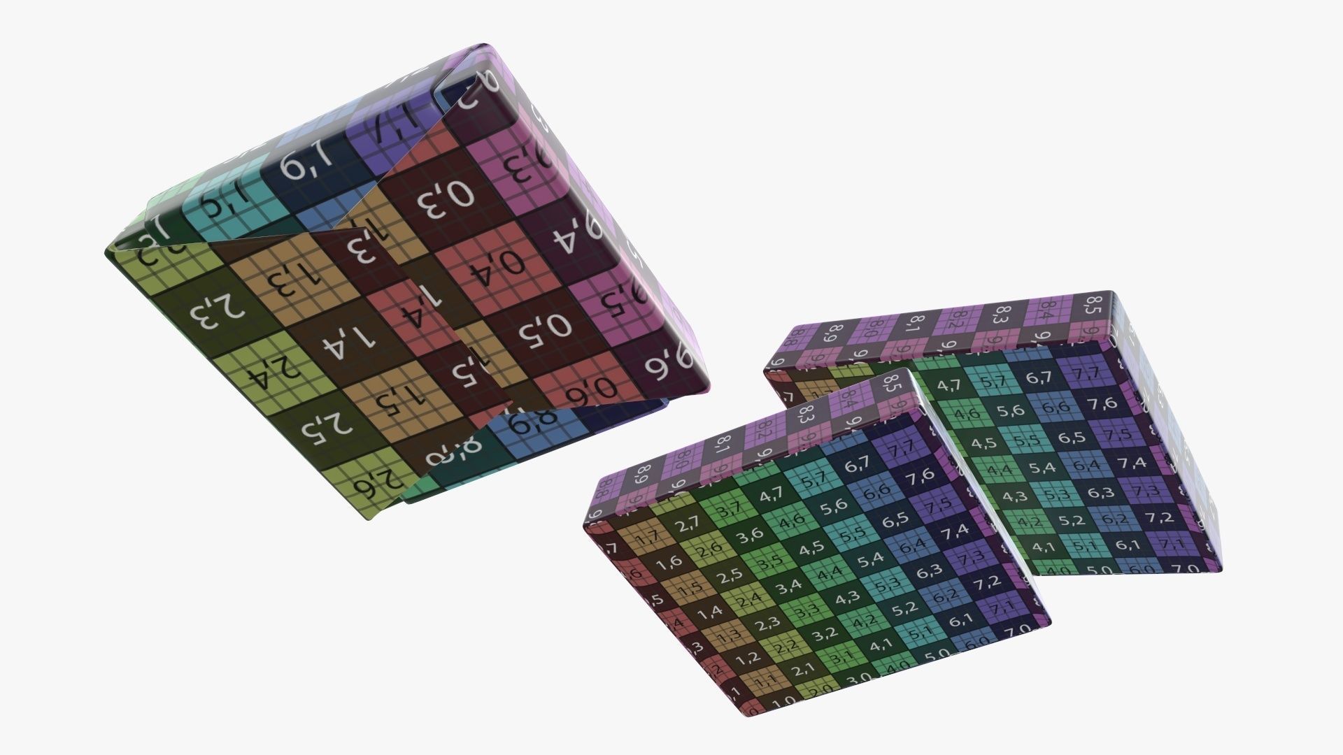 Chocolate bar small with packaging 3D model_15