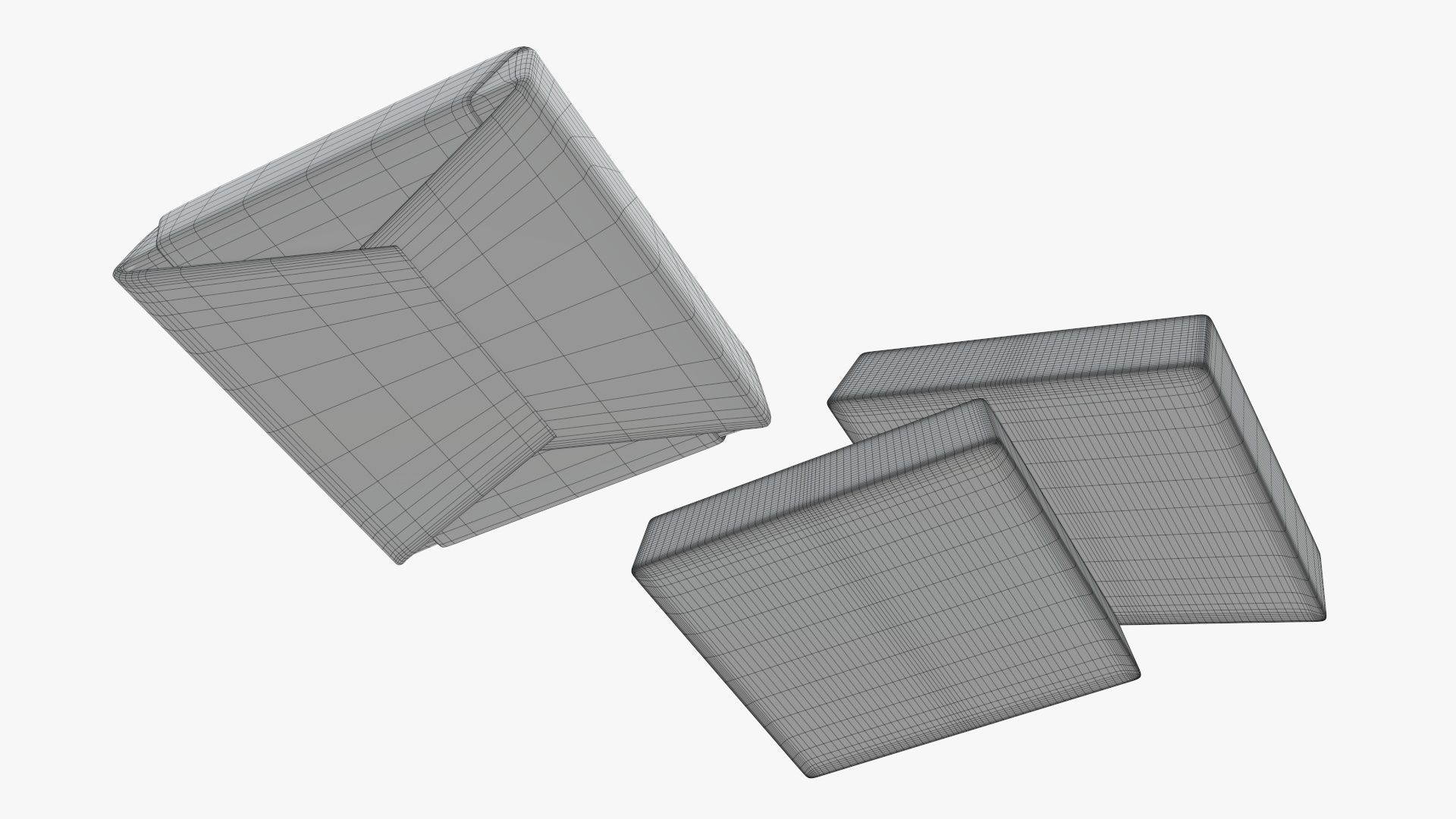 Chocolate bar small with packaging 3D model_10