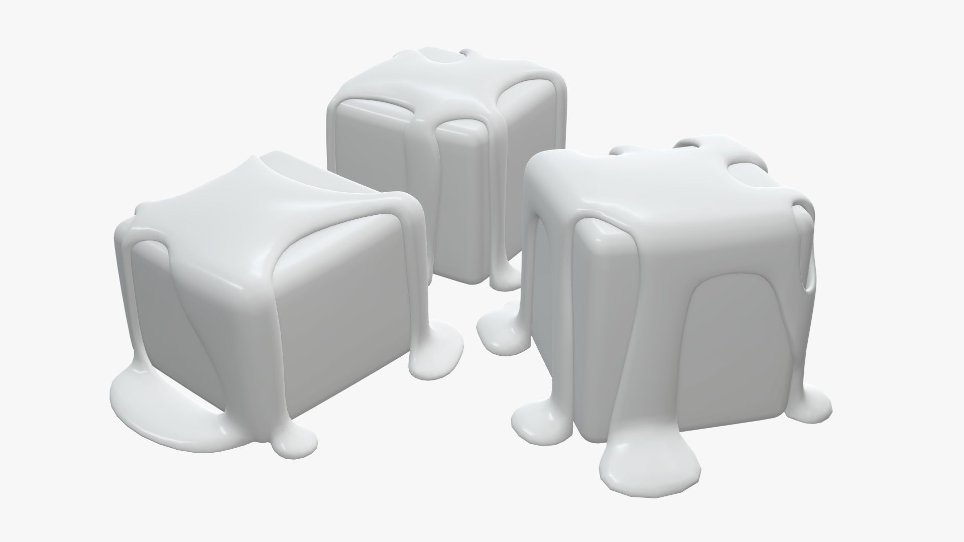 Candy poured with caramel 3D model_7