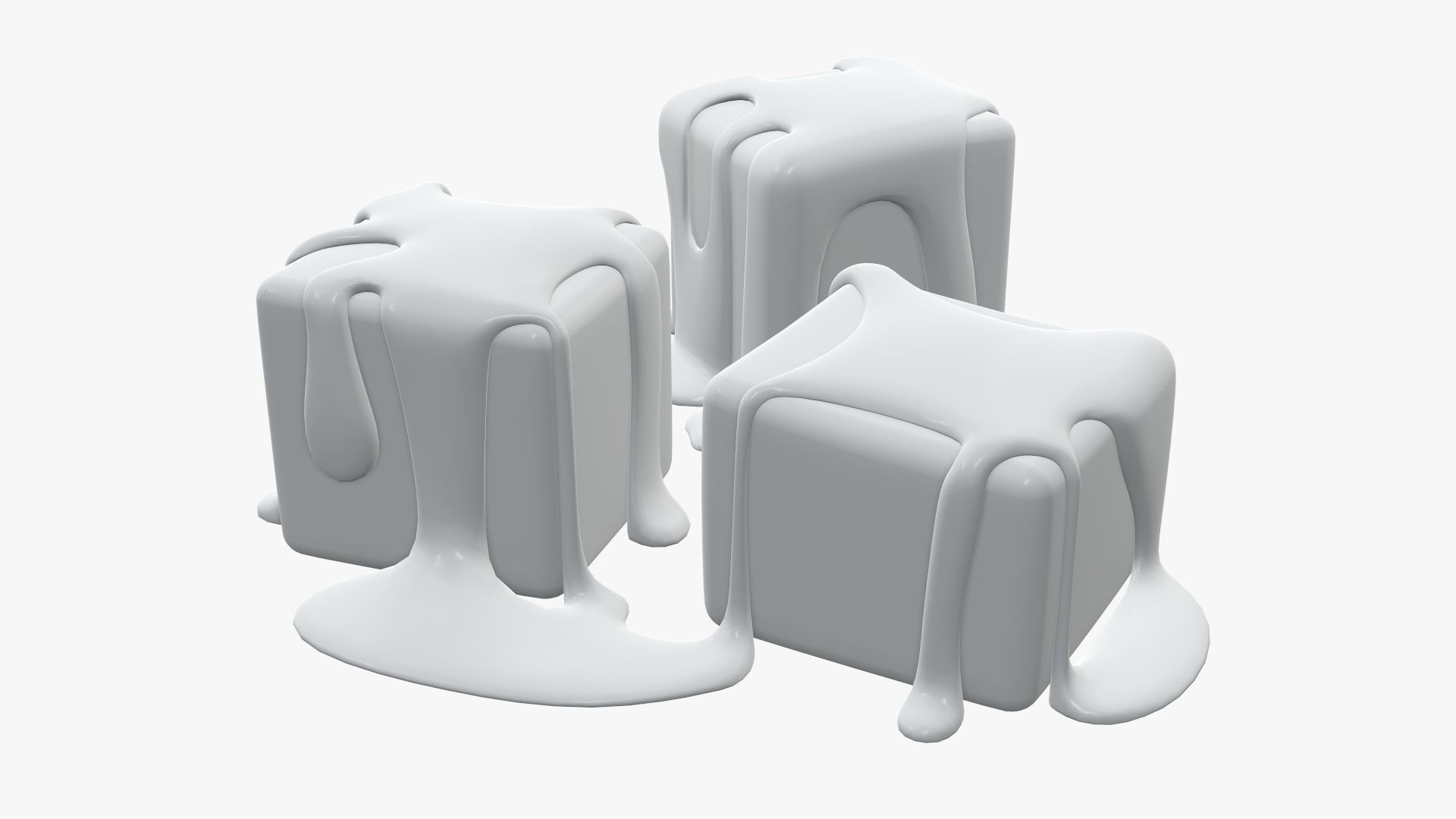 Candy poured with caramel 3D model_5