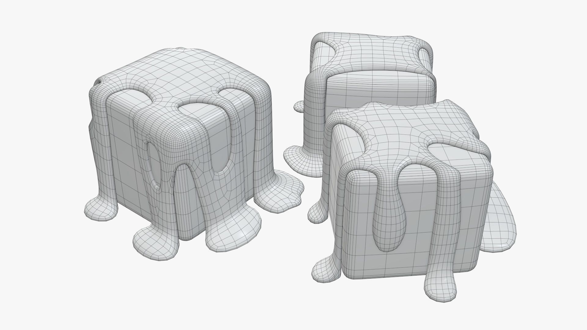 Candy poured with caramel 3D model_11