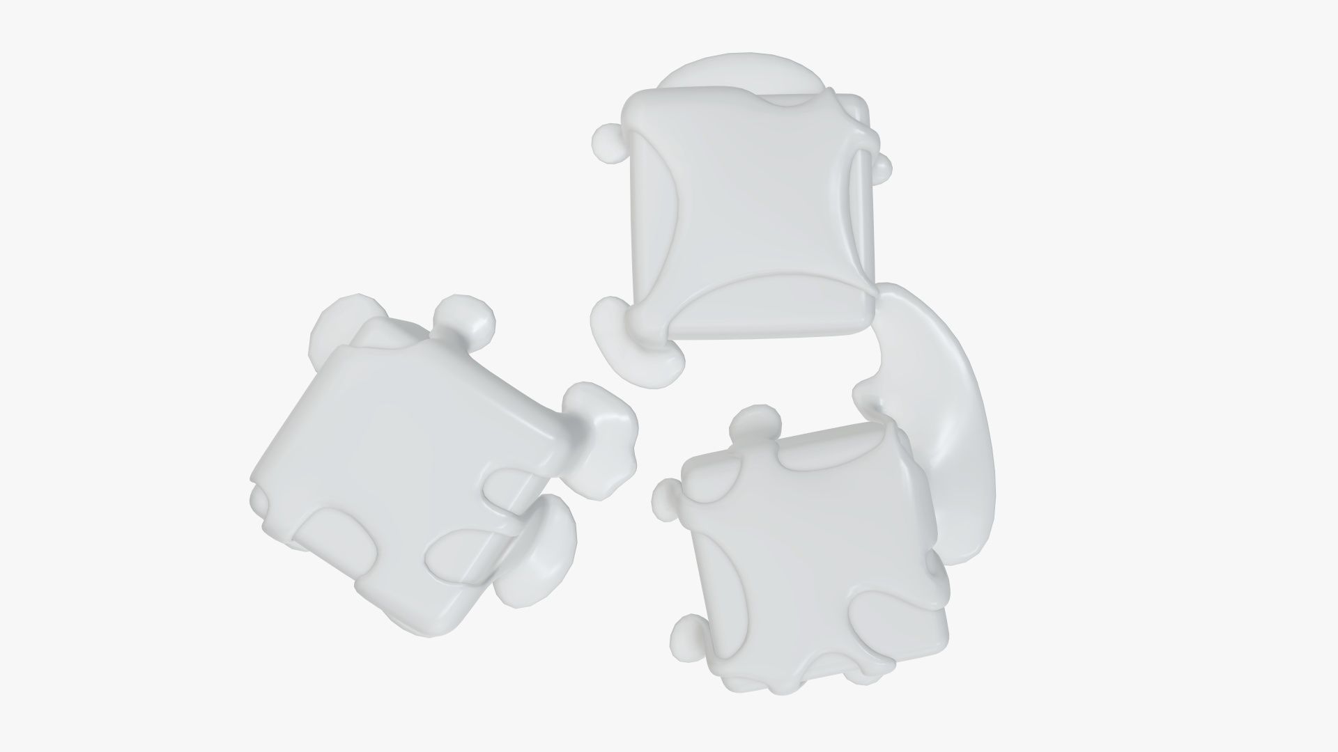 Candy poured with caramel 3D model_9