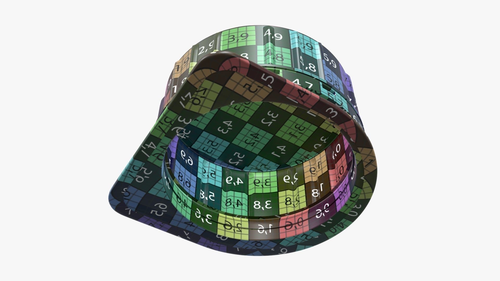 Cardboard box packaging cap  3D model_14