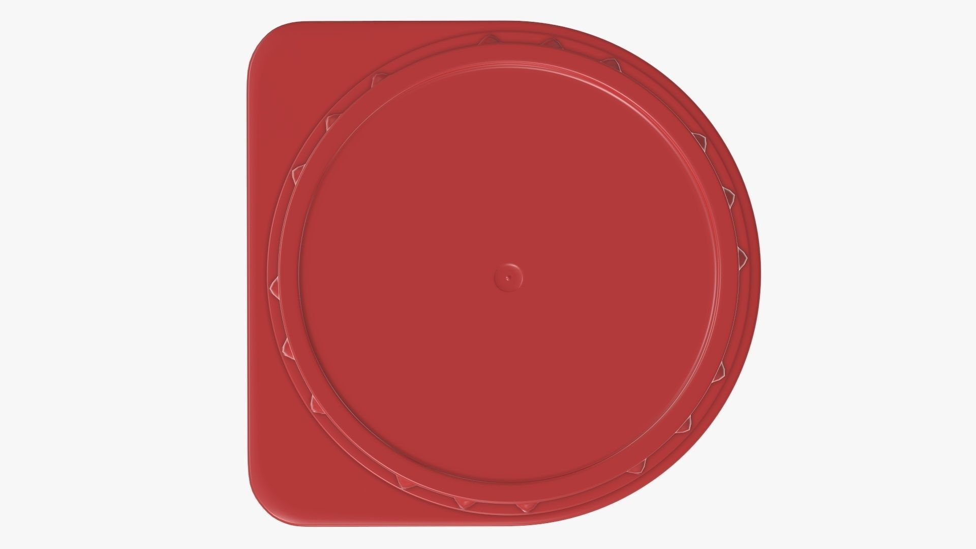 Cardboard box packaging cap  3D model_3