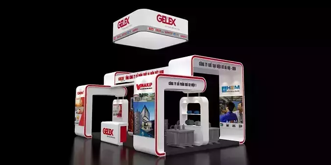 Galex booth design by Phuong Nguyen