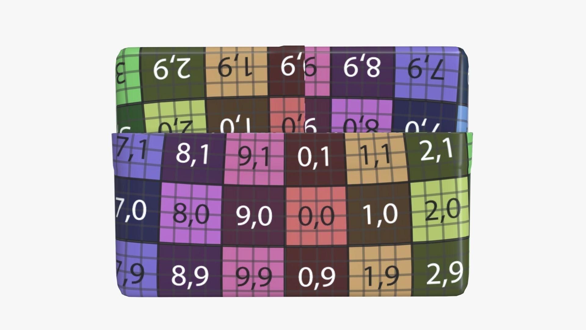 Small cardboard box packaging 3D model_14