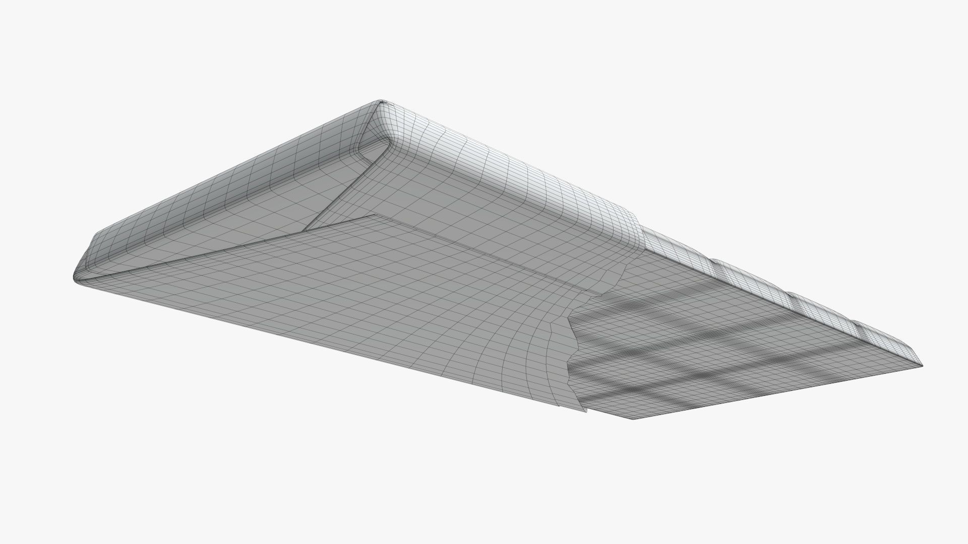 Brown chocolate bar packaging opened 04 3D model_9