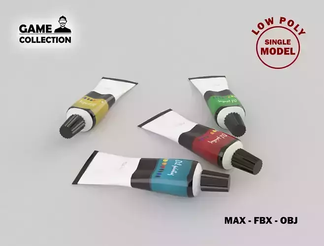 Oil paintings Lowpoly