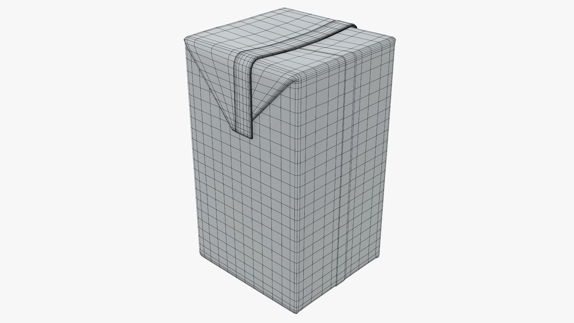 Juice  500ml cardboard box packaging 3D model_6