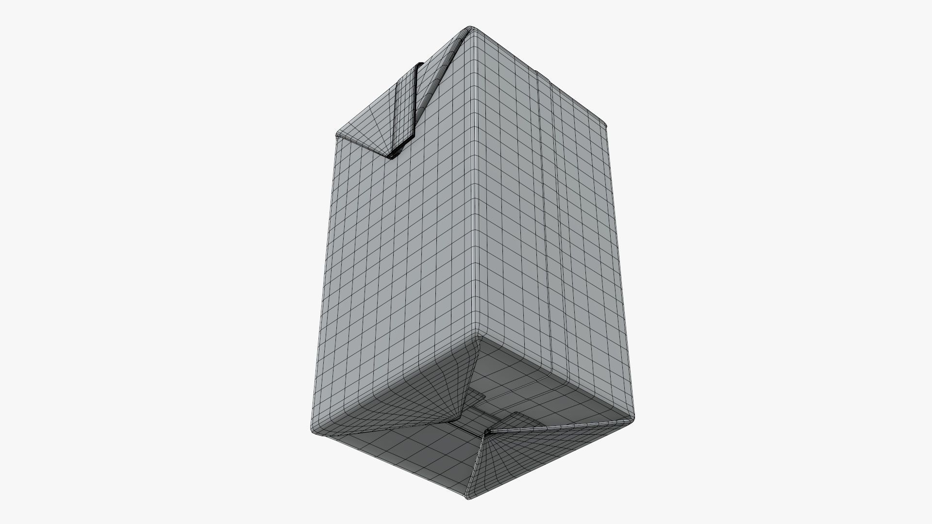 Juice  500ml cardboard box packaging 3D model_9