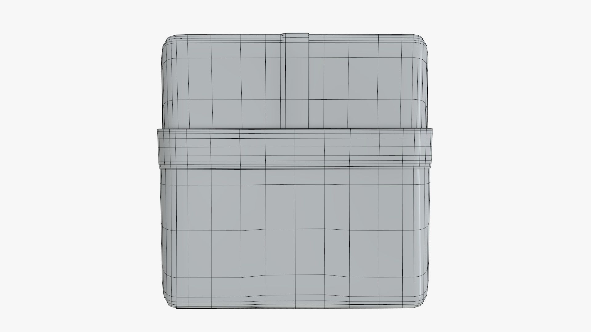 Juice  500ml cardboard box packaging 3D model_8