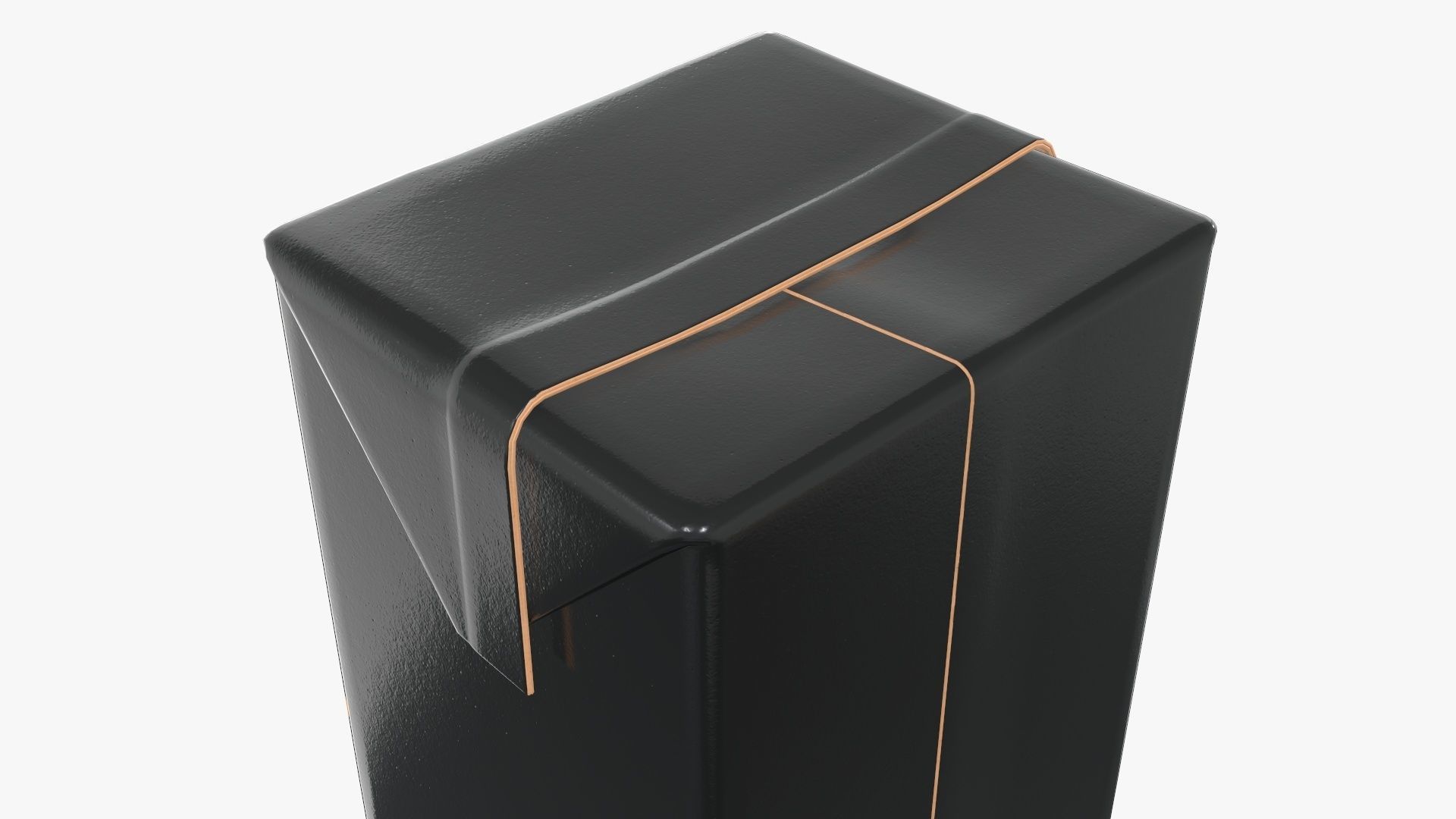 Juice 1000ml cardboard box packaging  3D model_2