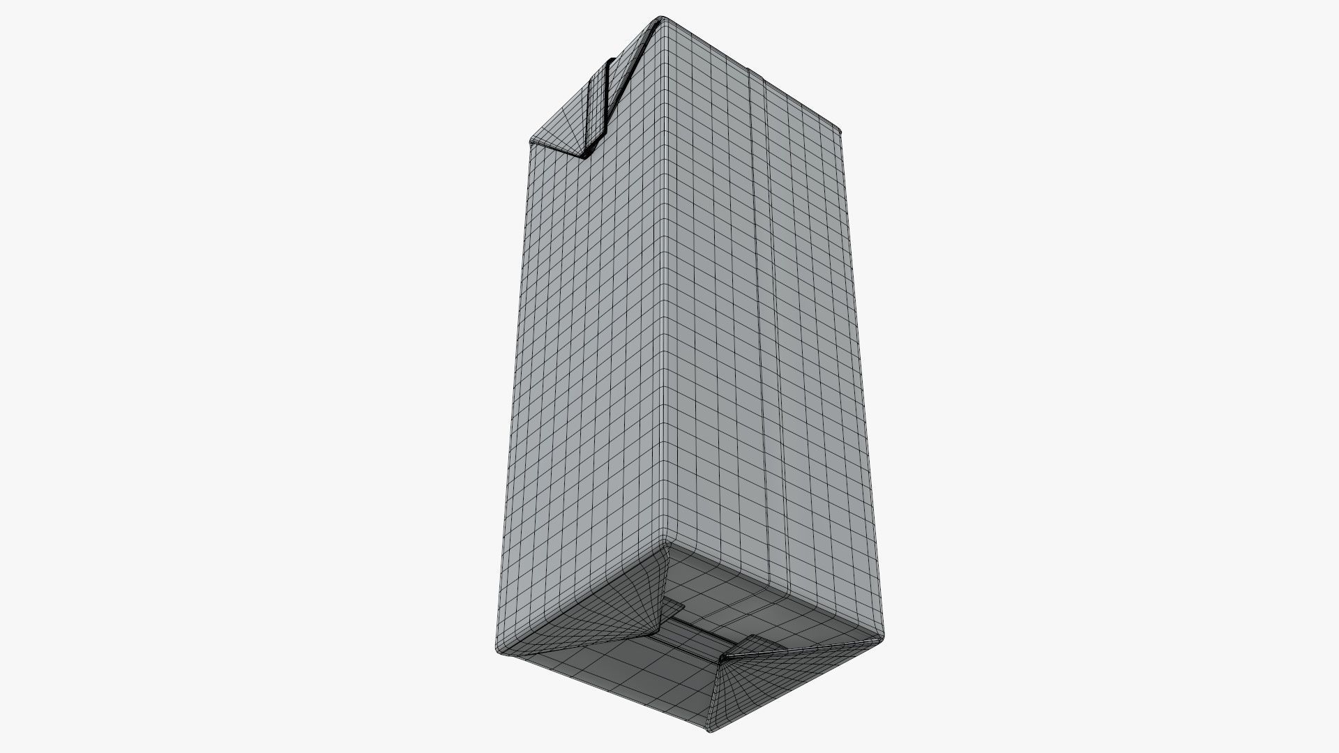 Juice 1000ml cardboard box packaging  3D model_9