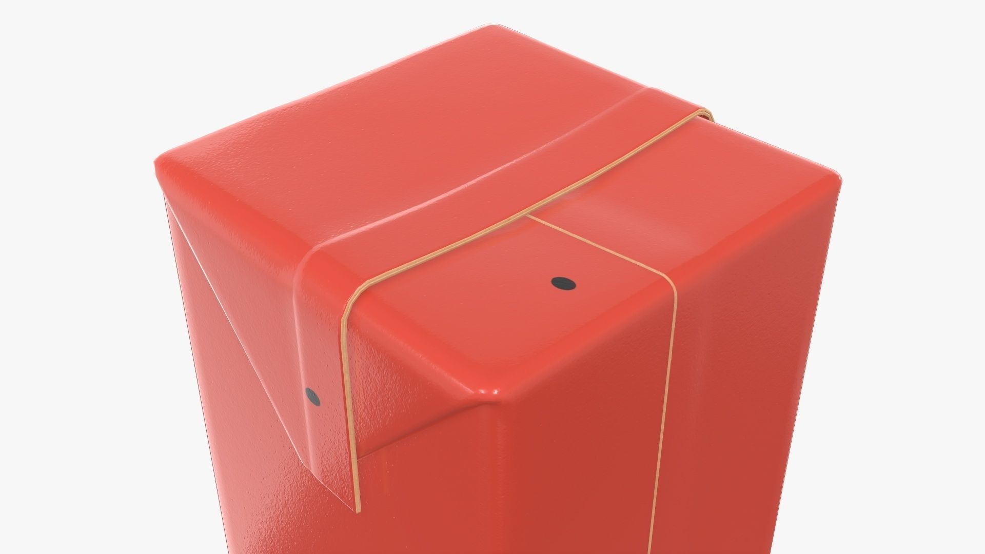 Juice 1000ml cardboard box packaging slim 3D model_2