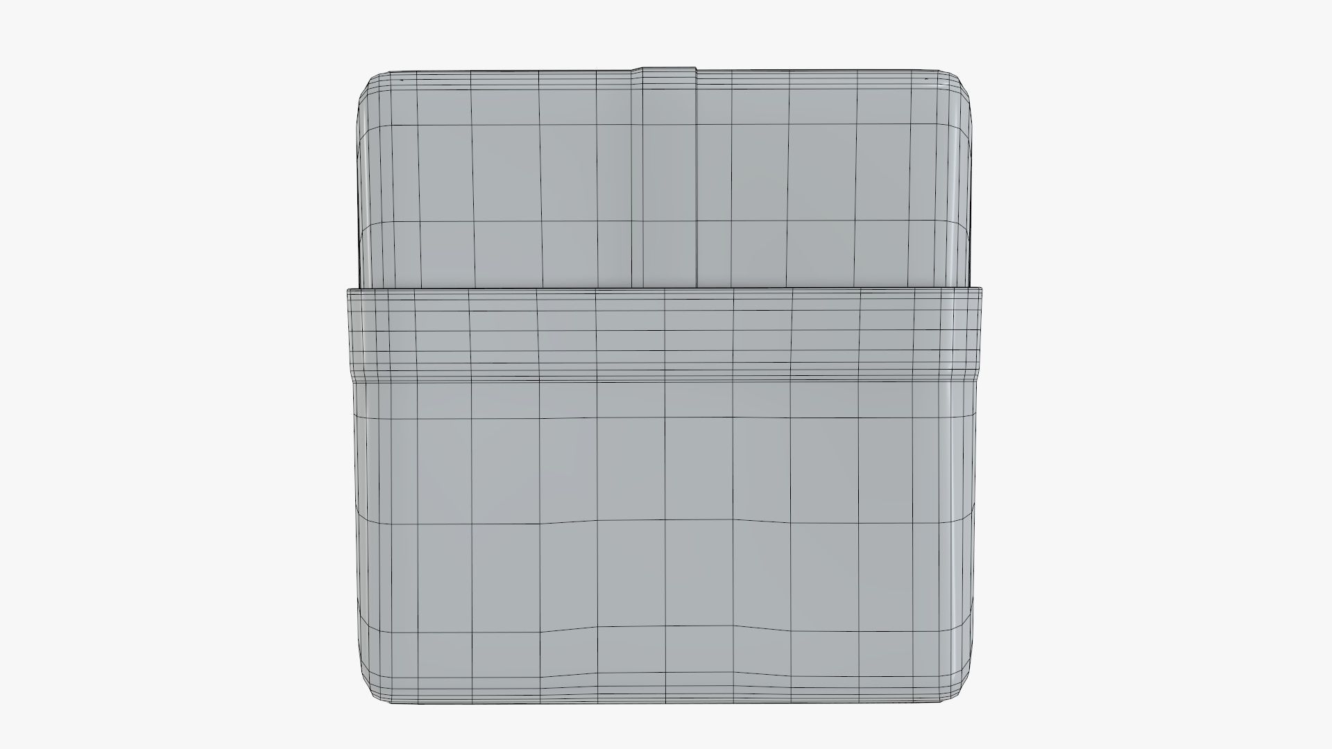 Juice 1000ml cardboard box packaging slim 3D model_8