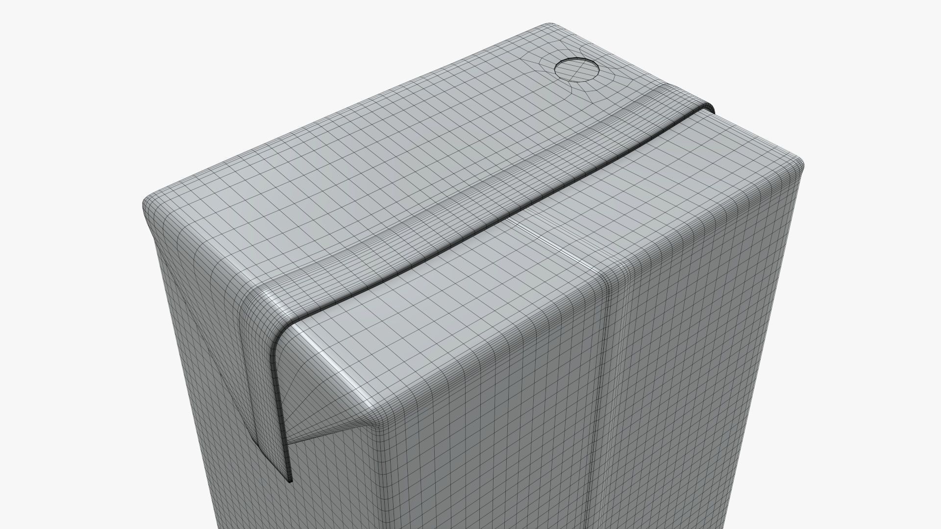 Juice 200ml cardboard box packaging for kids  3D model_7