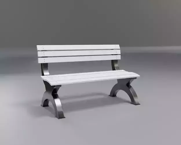 park bench - light vs dark - modern 