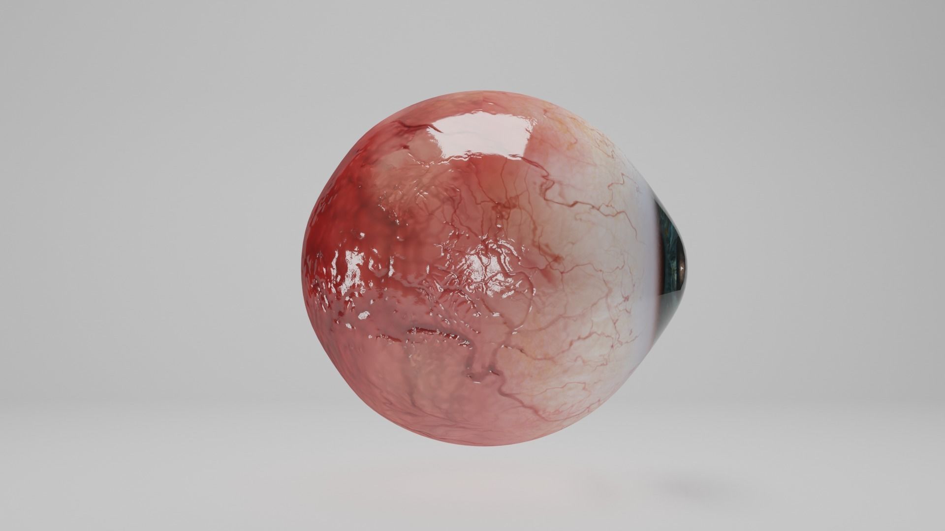 Human eyes Low-poly 3D model_5