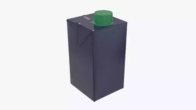 Juice 500ml cardboard box packaging with cap 