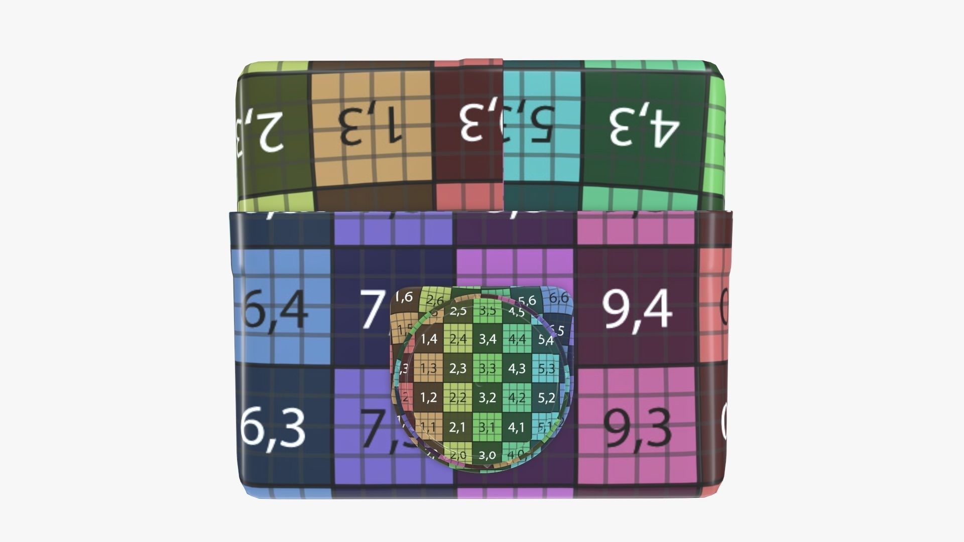 Juice 1000ml cardboard box packaging with cap  3D model_13