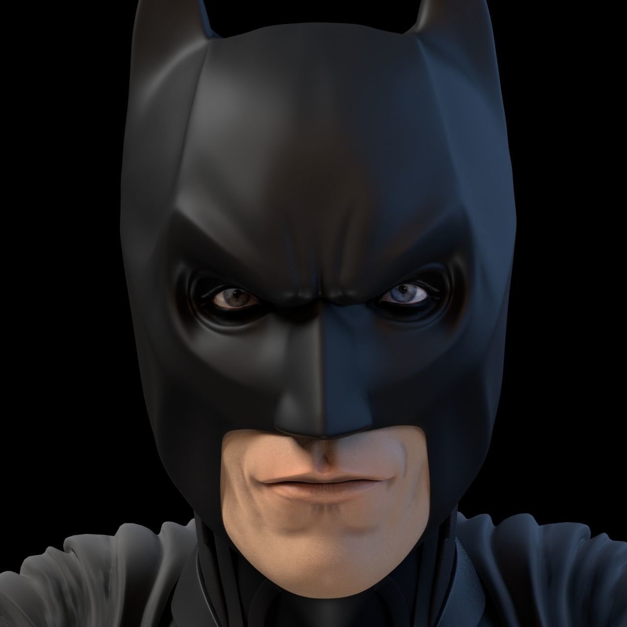 Batman and Bunker 3D model_4