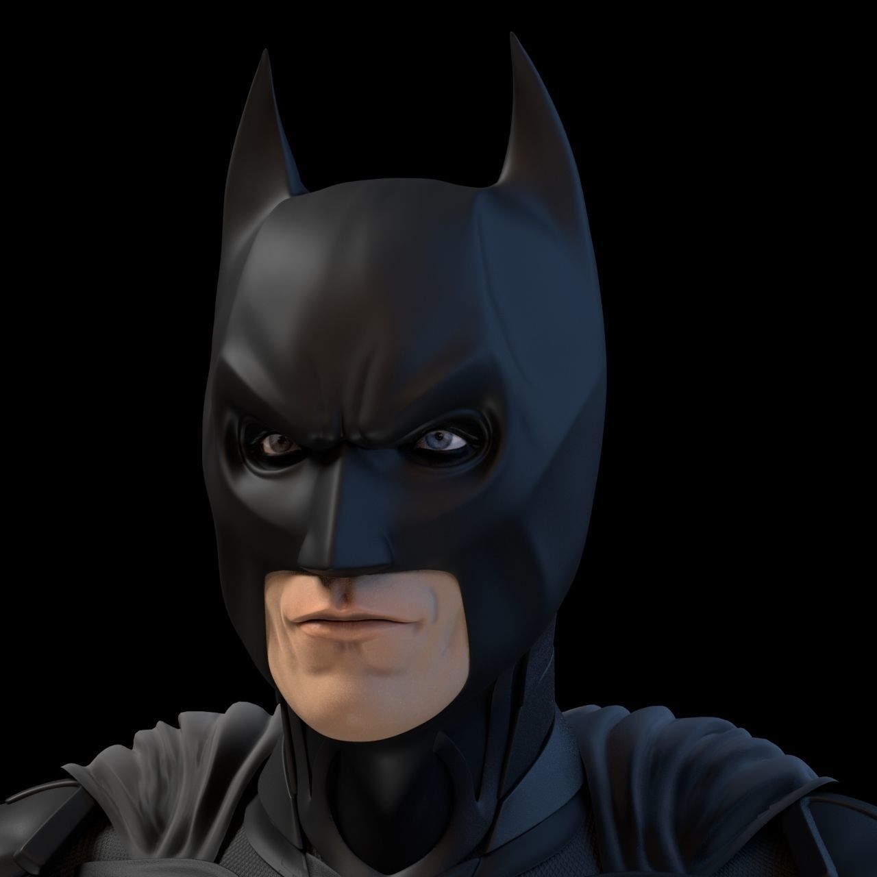 Batman and Bunker 3D model_3