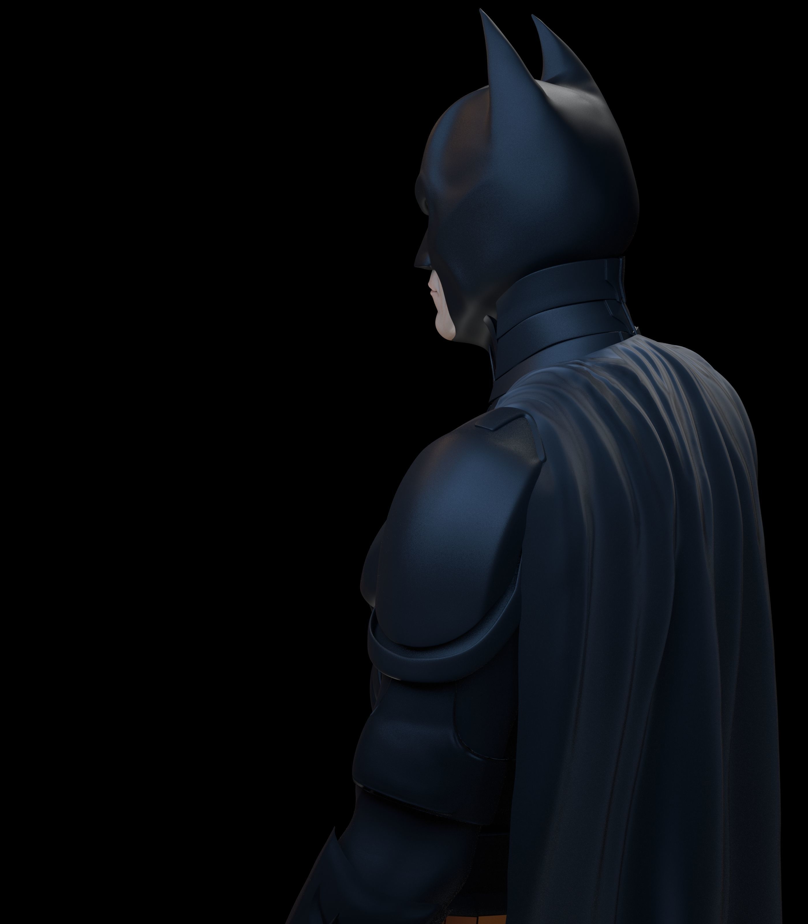 Batman and Bunker 3D model_2