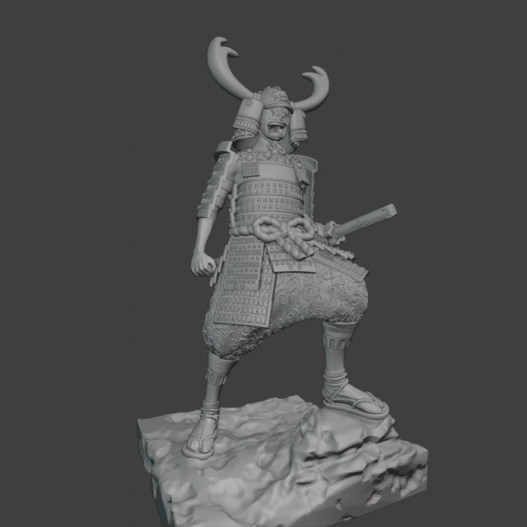 Hand made model One Piece Luffy Free 3D print model_4