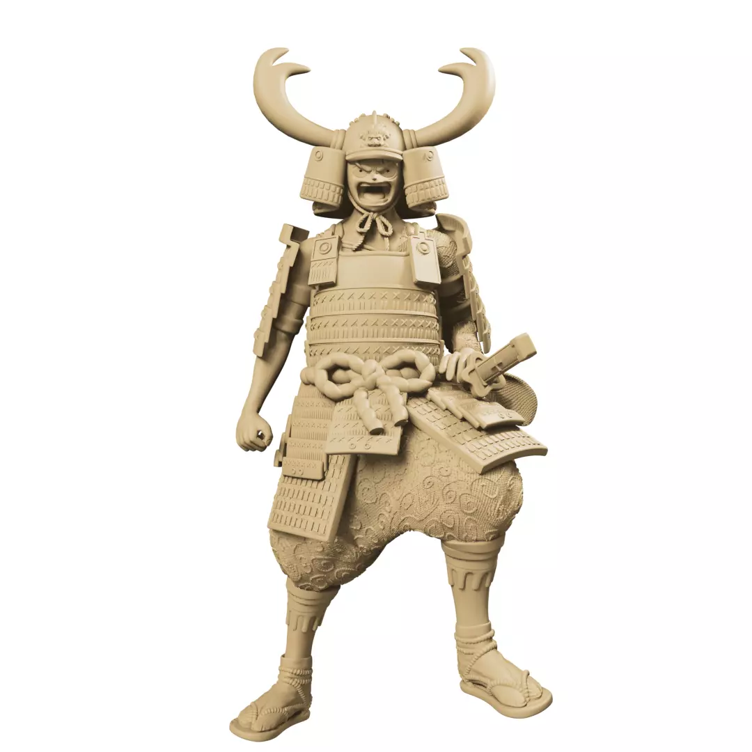 Hand made model One Piece Luffy Free 3D print model_0