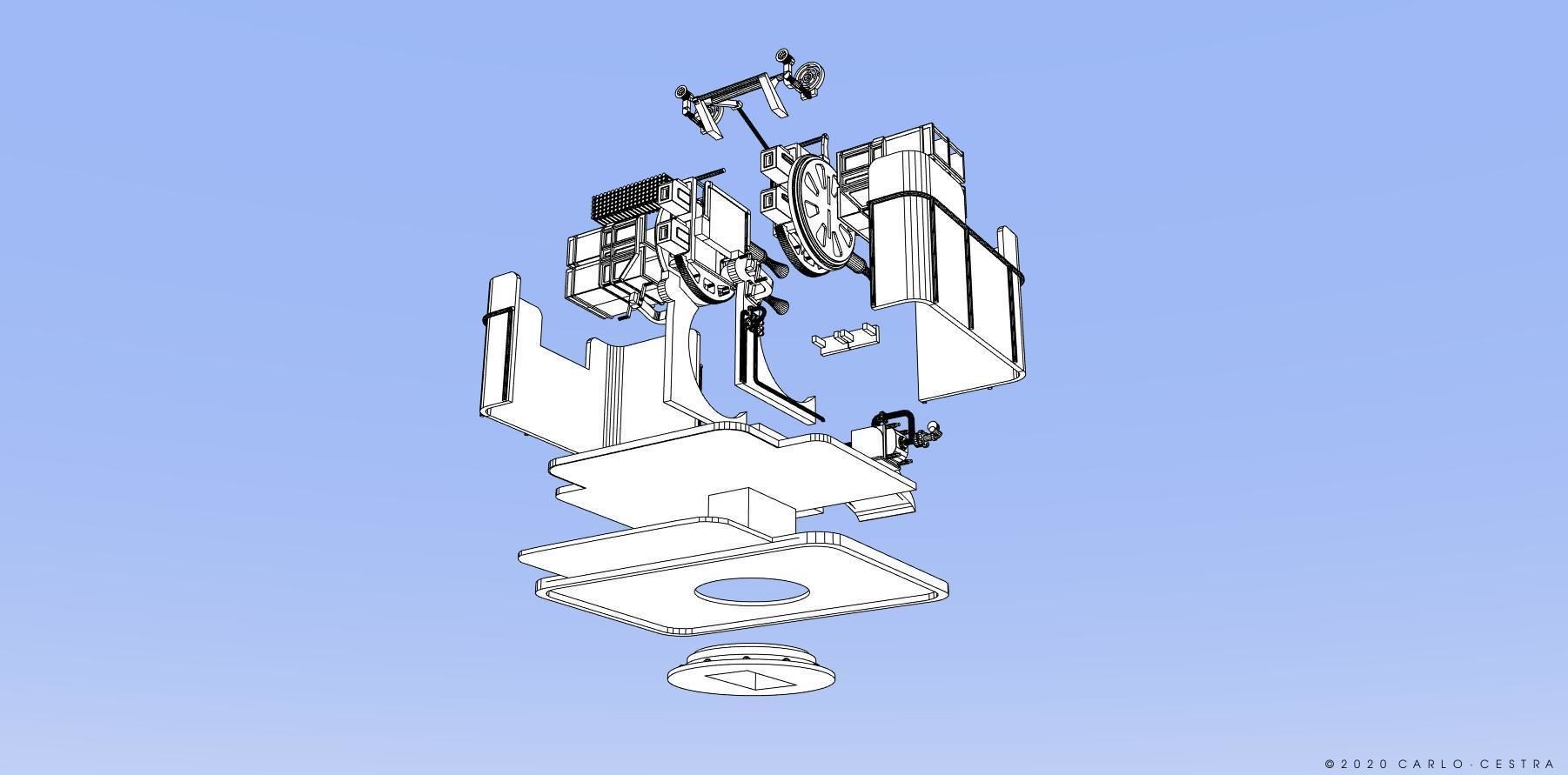 QF2 Mark VIII 4 barelled - Personal license - 1-72 scale 3D print model_10