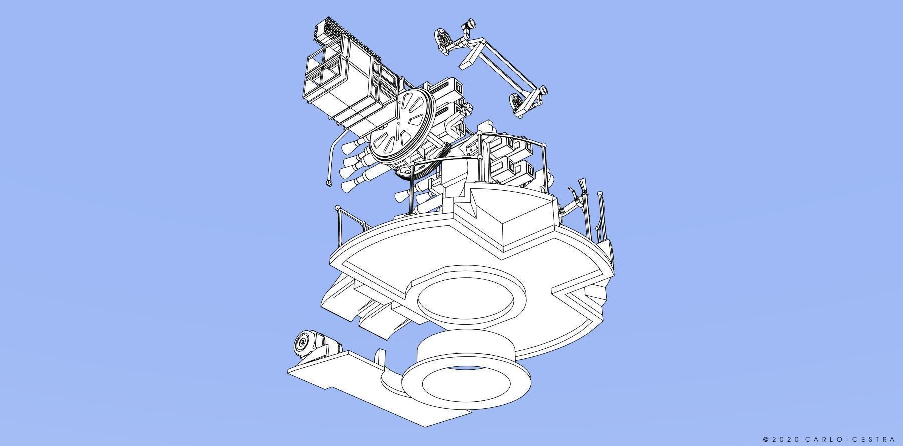 QF2 Mark VIII Chicago piano - Personal license - 1-72 scale 3D print model_10