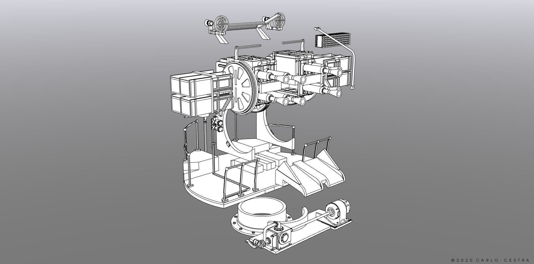 QF2 Mark VIII Chicago piano - Personal license - 1-72 scale 3D print model_5