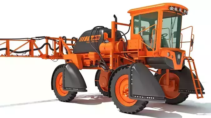 Jacto Self Propelled Sprayer 3D model