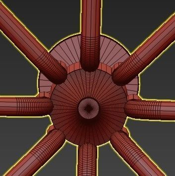 Lovable Brass Ceiling Lights 3D model_3