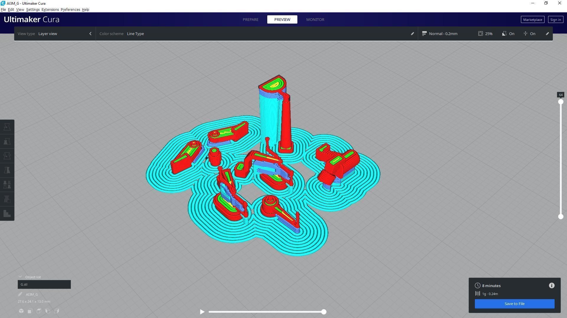 QF4-7inch Mark VIII - Personal license - 1-72 scale 3D print model_23