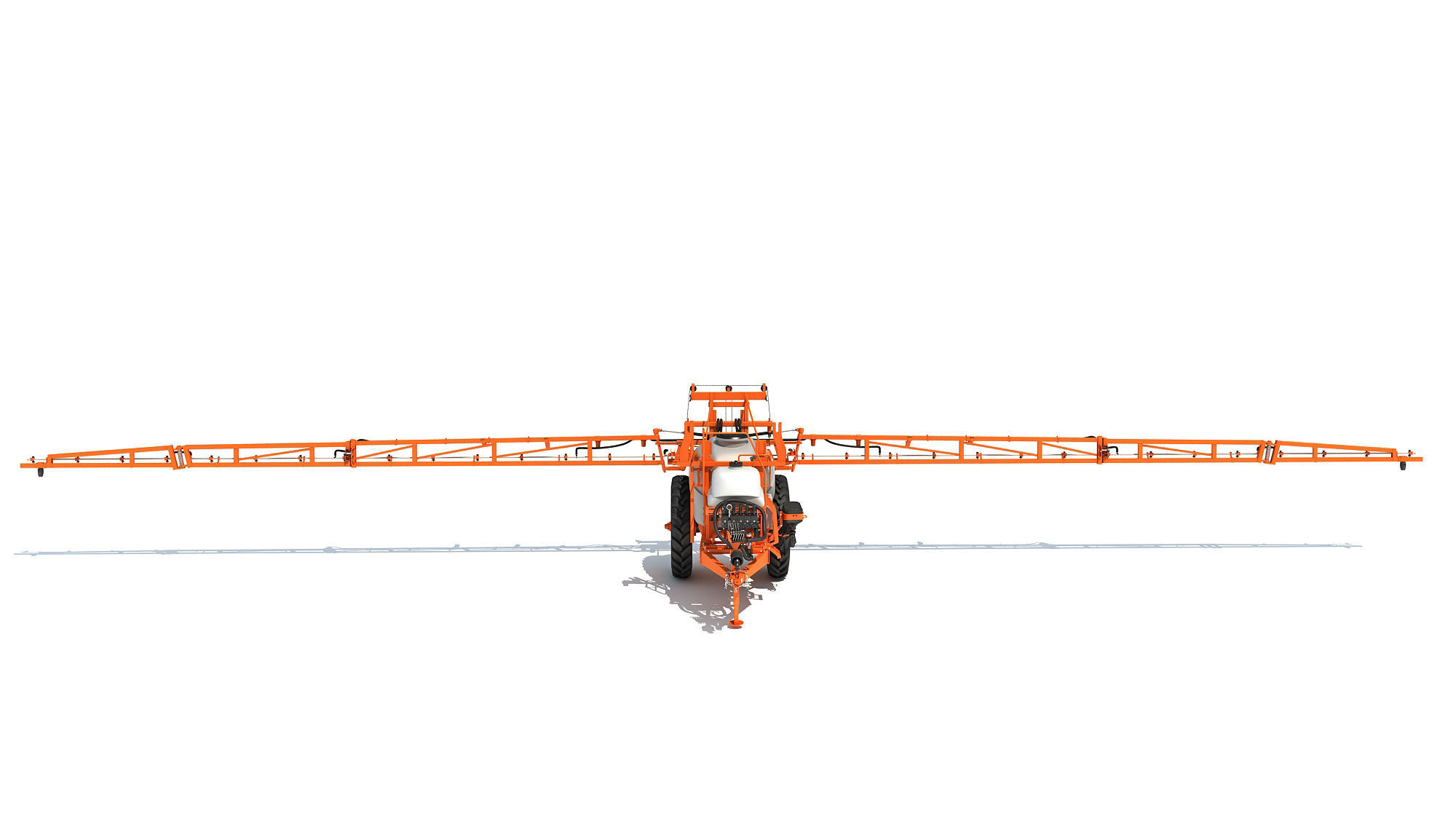 Trailed Farm Sprayer 3D model_12