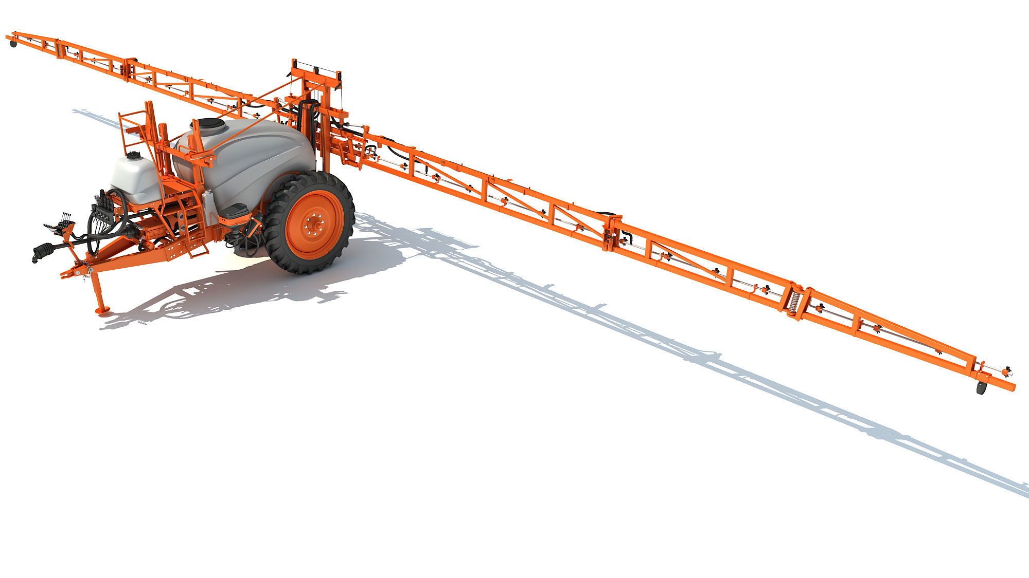 Trailed Farm Sprayer 3D model_13