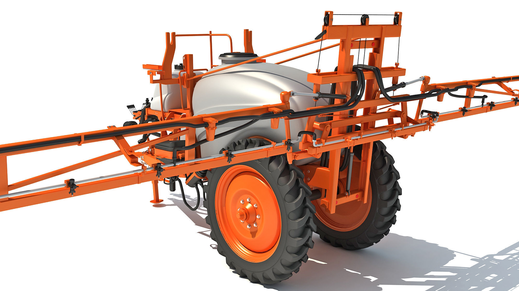 Trailed Farm Sprayer 3D model_5