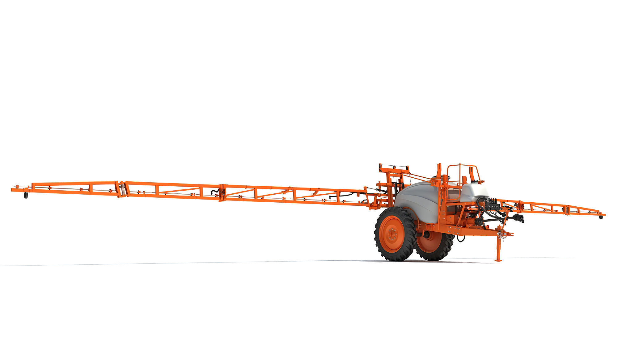 Trailed Farm Sprayer 3D model_7