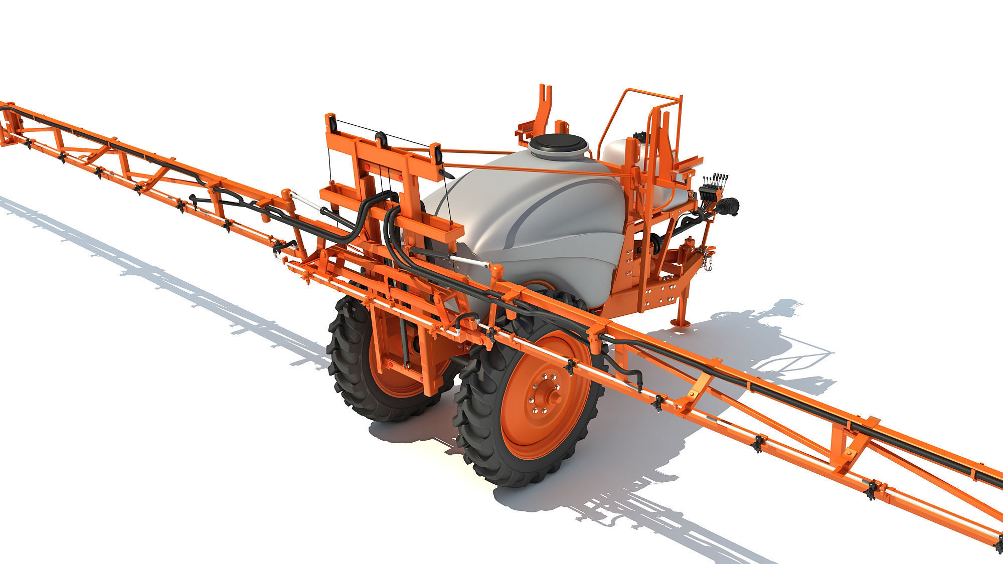 Trailed Farm Sprayer 3D model_6