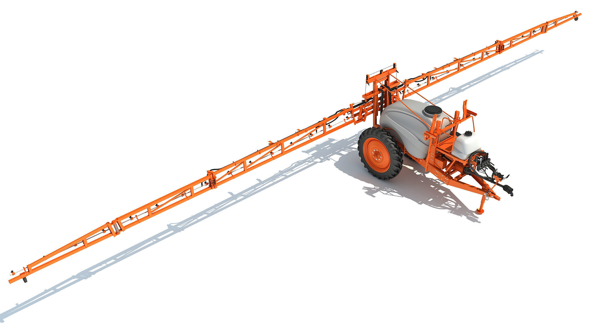 Trailed Farm Sprayer 3D model_11