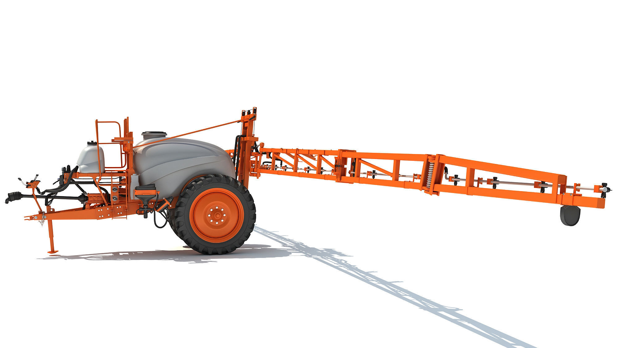 Trailed Farm Sprayer 3D model_14