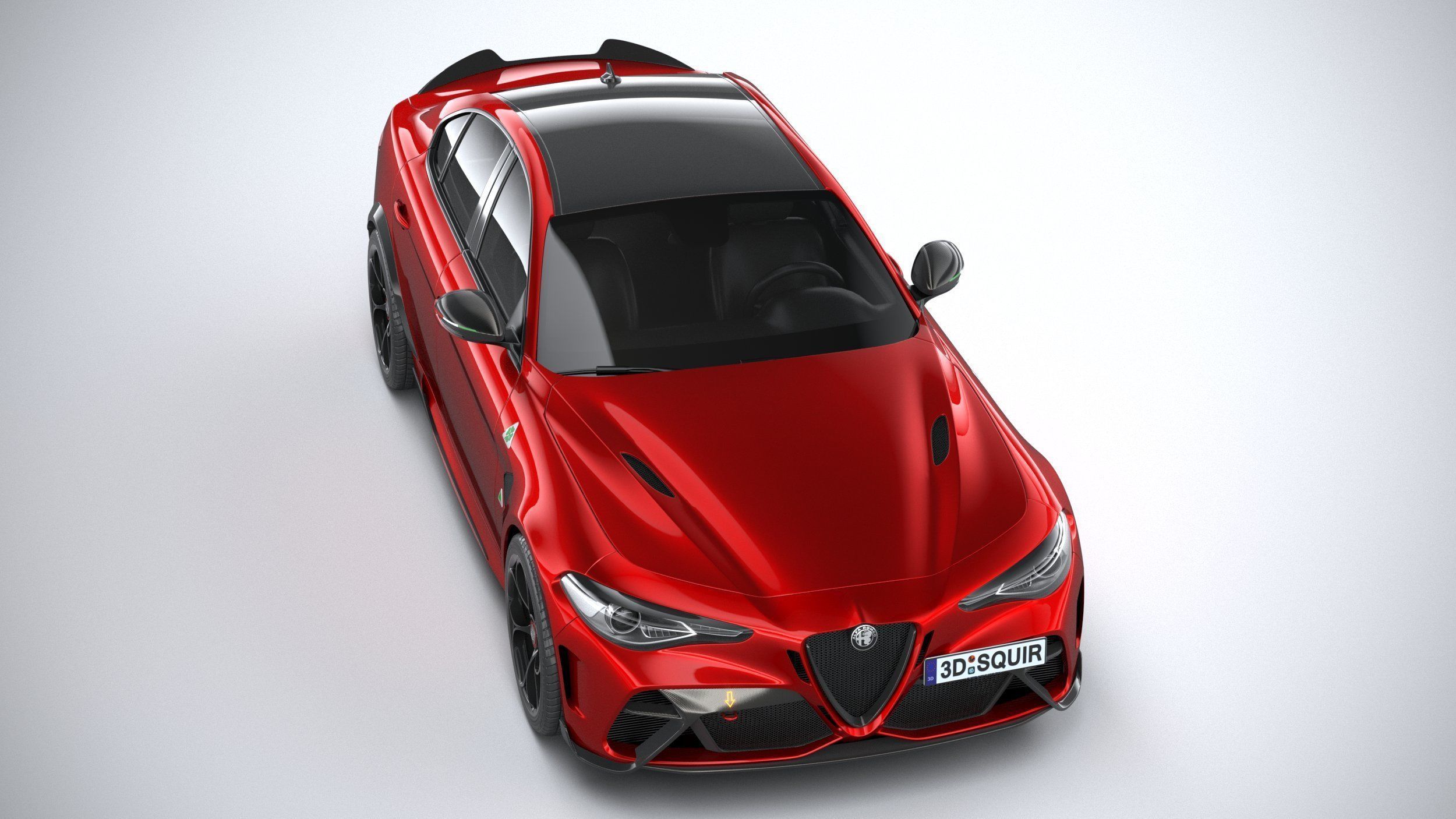 Alfa Romeo Giulia GTA 2021 3D model_12