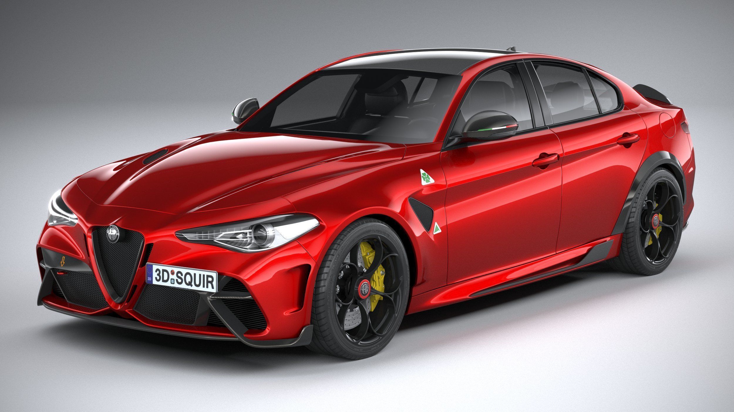 Alfa Romeo Giulia GTA 2021 3D model_1