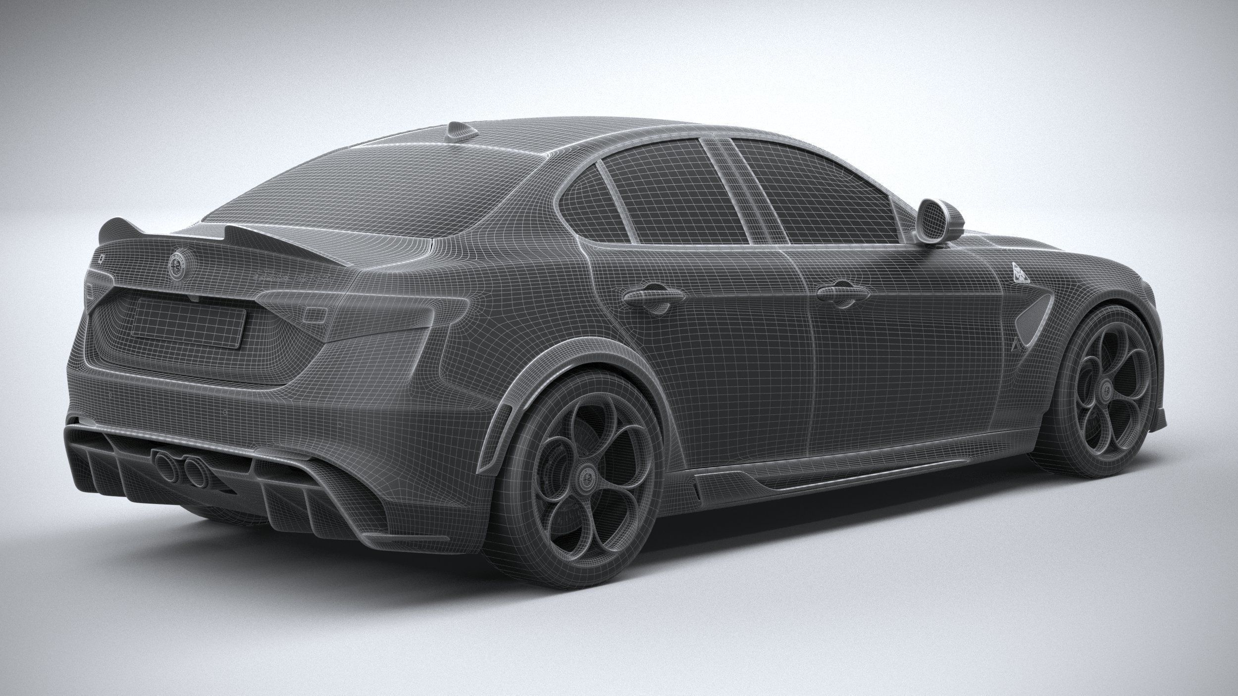 Alfa Romeo Giulia GTA 2021 3D model_28